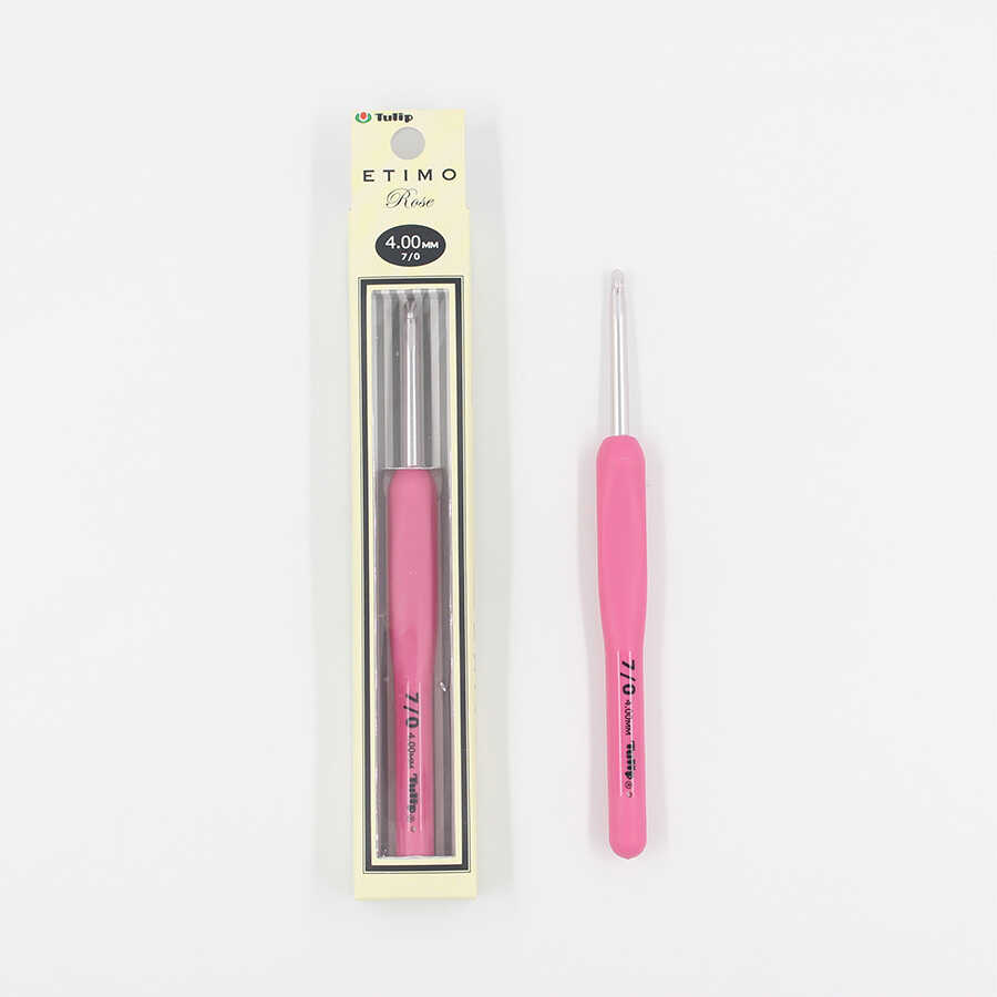 Tulip Etimo Rose Soft-Grip Crochet Hook – 4.00 mm