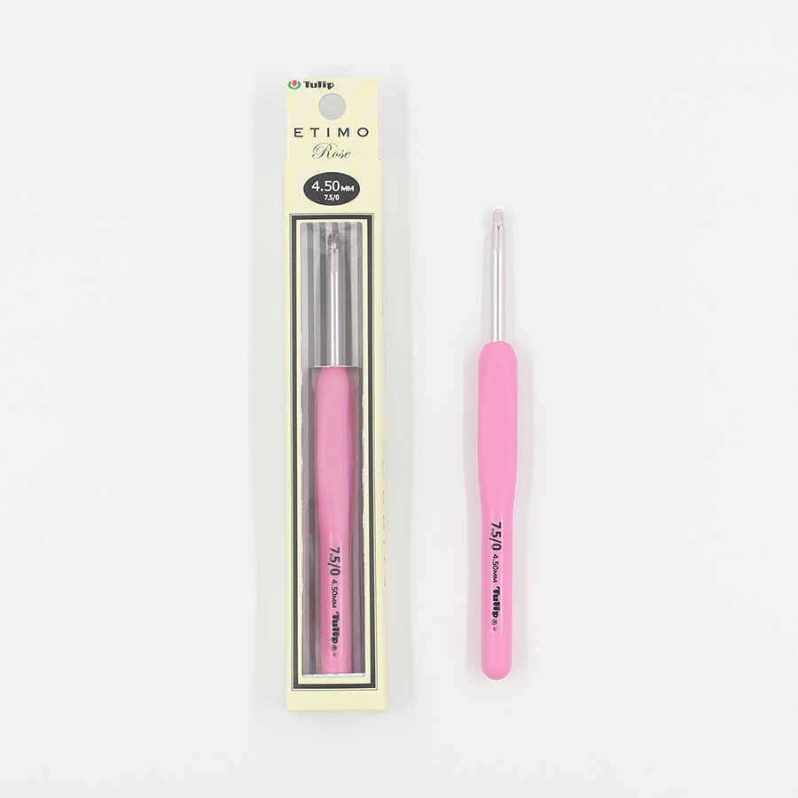Tulip Etimo Rose Soft-Grip Crochet Hook – 4.50 mm
