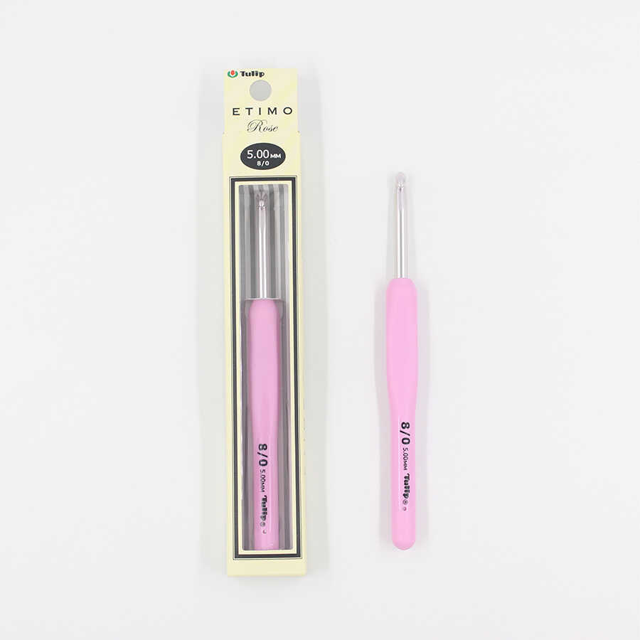 Tulip Etimo Rose Soft-Grip Crochet Hook – 5.00 mm