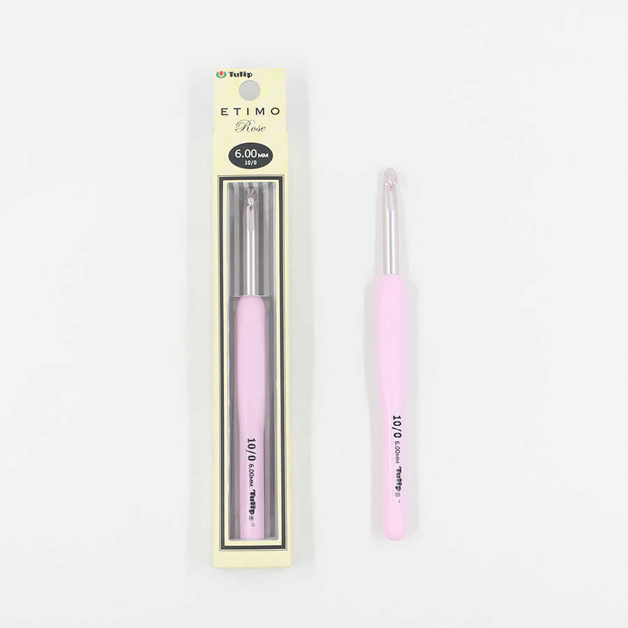 Tulip Etimo Rose Soft-Grip Crochet Hook – 6.00 mm