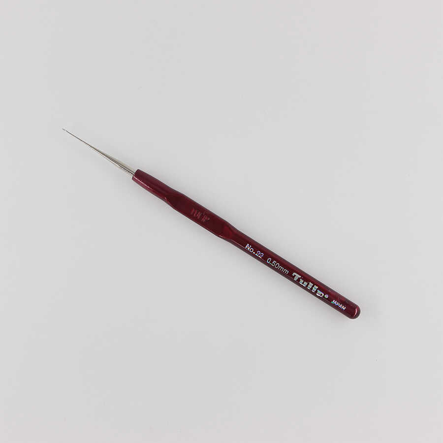 Tulip Plastic-Handle Lace Crochet Hook – No. 22