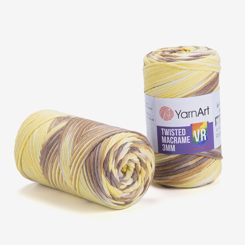 YarnArt Twisted Macrame 3mm VR 914 yarn by YarnPark