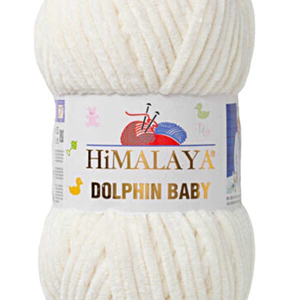 Himalaya Dolphin Gomitolo Lana 100% Poliestere, 120 M, Colore Blu, Certificato Oeko-Tex Classe 1, Taglia 6, Uncinetto